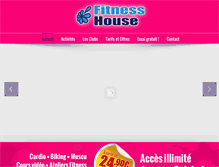 Tablet Screenshot of fitness-house.fr